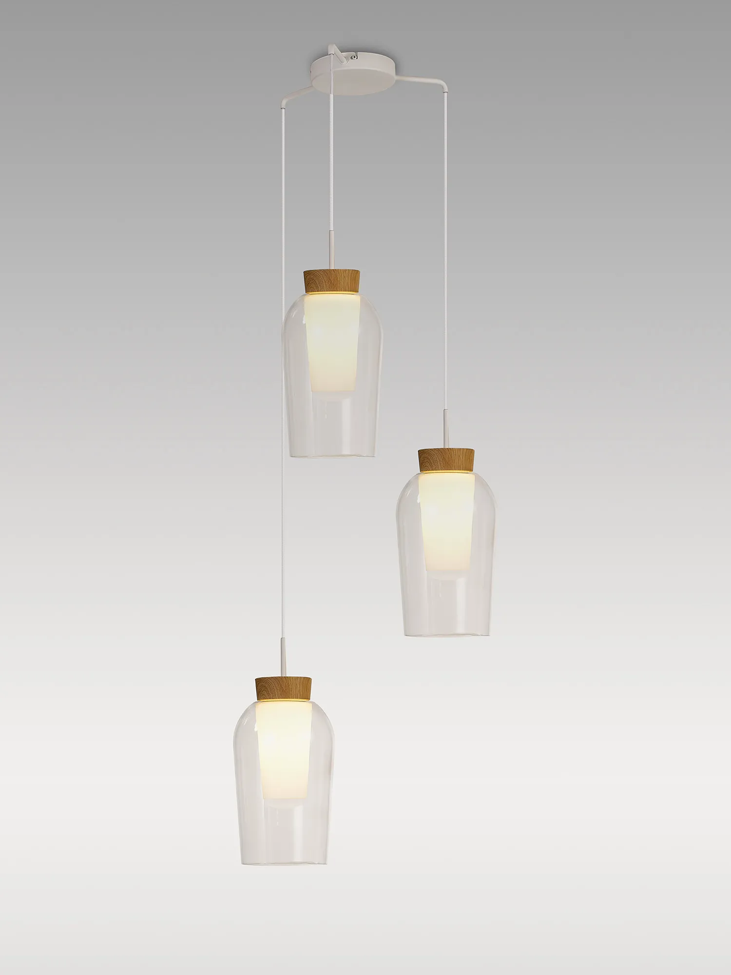 Nora White Ceiling Lights Mantra Multiple Pendant